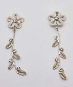 Flower Pendants Filigree Earrings made by ARTEMANOS