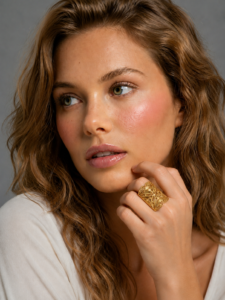 Women's Gold Filigree Ring