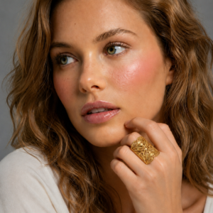 Women's Gold Filigree Ring