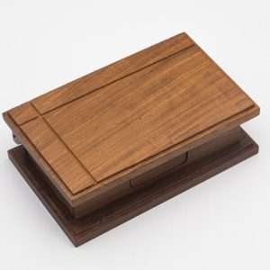 Wooden Box Card Holder made by ARTEMANOSDeco