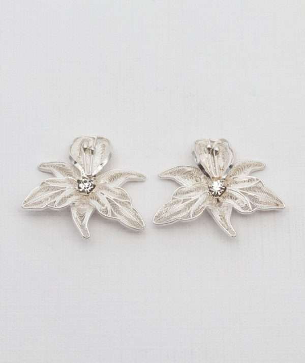 Orchid Filigree Earrings made by ARTEMANOS