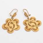 Roses Earrings in GoldPlated Filigree made by ARTEMANOS
