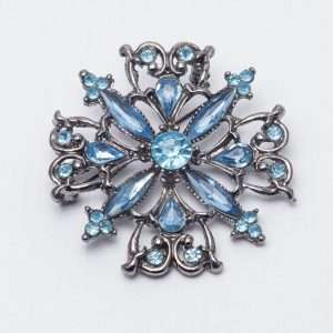 Blue Bijou Brooch made by ARTEMANOSBijou Brooch