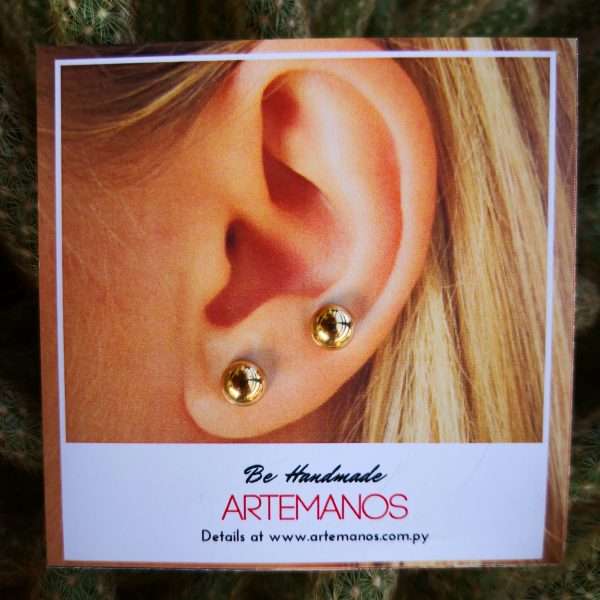 Big Golden Earrings made by ARTEMANOS