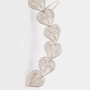 Silver Filigree Earcuff made by ARTEMANOS