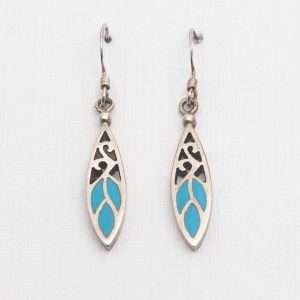 Turquoise Details Earrings made by ARTEMANOS