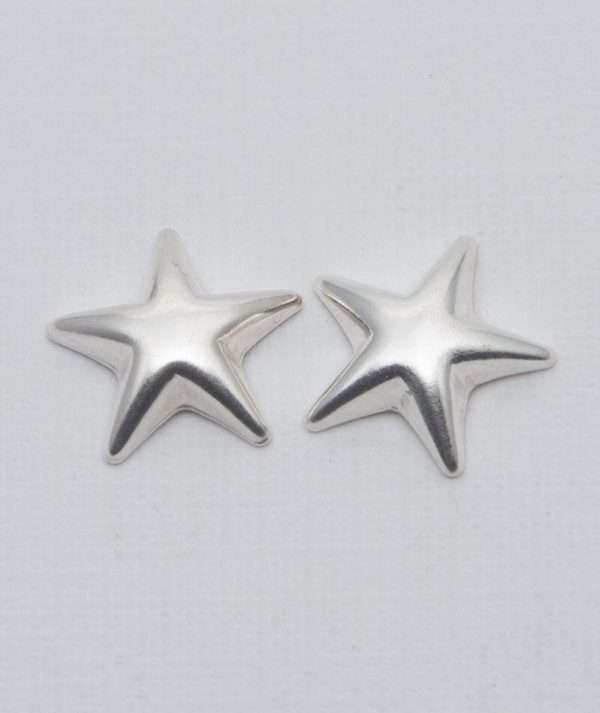 Silver Stars Earrings made by ARTEMANOS