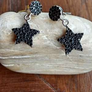 Shine Bright like a Star Sterling Silver Earrings for Women made by ARTEMANOS